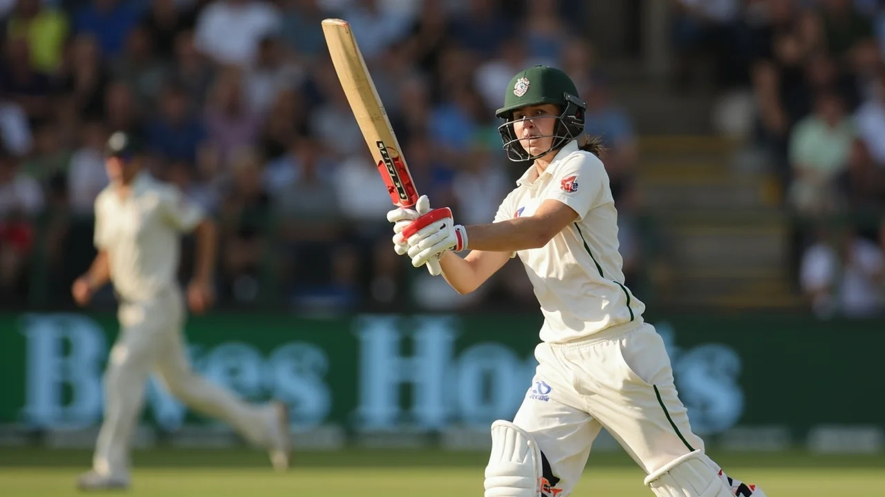 A Welsh Fire batter drives through the covers during a Hundred Women's match, framing the captaincy math for BPH-W vs WEF-W fantasy picks