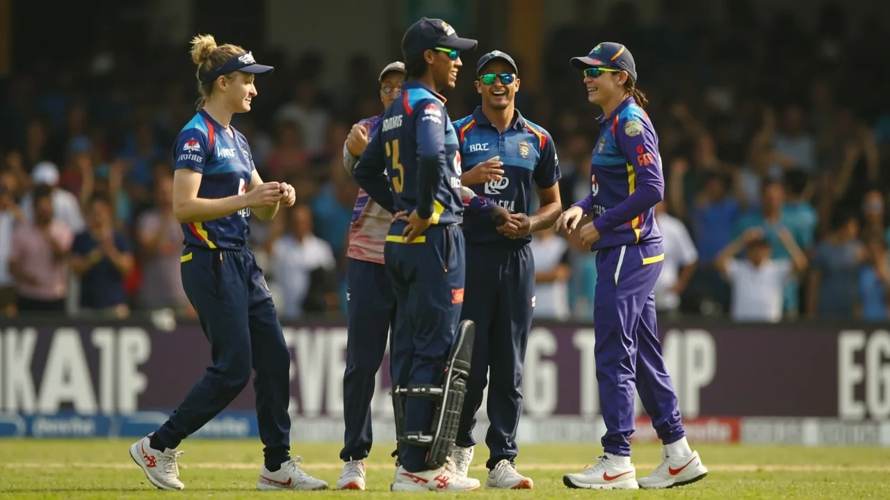 A bowler runs in to deliver at Edgbaston as the keeper watches on, illustrating the new-ball swing and seam expected in the BPH-W vs WEF-W Hundred Women's fixture